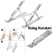 Alüminyum Notebook/laptop Tablet Standı thumbnail 3