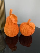 Dekoratif 2'li elma armut biblo polyester thumbnail 9