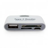 Type C Usb 3.1 Kart Okuyucu Micro Usb Sd Card Reader Çevirici thumbnail 2