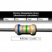 OEM 6.8 Mr (Miliohm) Direnç thumbnail 1