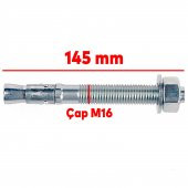 Klipsli Çelik Dübel M16x145 mm thumbnail 2