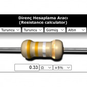 OEM 0.33 R (Ohm) Direnç thumbnail 1