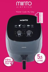 AIRFRYER 5.5lt  Master Cook M5 Grey thumbnail 1