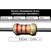 OEM 2.2 Kr (Kiloohm) Direnç 1/4 Watt (5 Adet) thumbnail 1