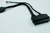 7+15 Pin Power+Data to Sata Data+5 Pin Power Kablo thumbnail 1