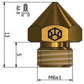 CSA CR10 Nozzle(0.8mm) thumbnail 1