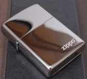 Zippo Ice Black Çakmak Logolu Parlak thumbnail 4