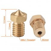 0.2 mm V6 Pirinç Nozzle thumbnail 2
