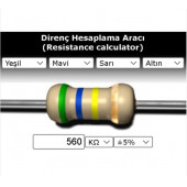 OEM 560 Kr (Kiloohm) Direnç 2 Watt (5 Adet) thumbnail 1