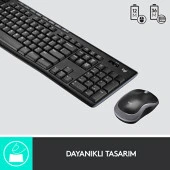 LOGITECH MK270 SİYAH KABLOSUZ Q KLAVYE SET thumbnail 5