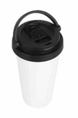 Beyaz Kaliteli Çift Katman Paslanmaz Çelik 500 ml Termos Bardak thumbnail 2