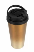 Kaliteli Çift Katman Paslanmaz Çelik 500 ml Termos Bardak Gold thumbnail 2