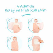 Sevi Bebe İnterlok Bebe Kundak Bahar Desen thumbnail 5