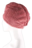 Mikrofiber Düğmeli Saç Kurulama Havlu Bone thumbnail 8