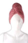 Mikrofiber Düğmeli Saç Kurulama Havlu Bone thumbnail 9