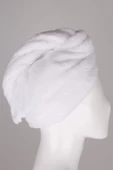 Mikrofiber Düğmeli Saç Kurulama Havlu Bone thumbnail 5