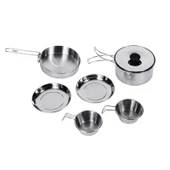 KINGCAMP BACKPACKER III SILVER YEMEK SET (2 KISI) thumbnail 1
