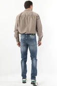 Erkek Regular Fit Jean Pantolon Mavi thumbnail 5
