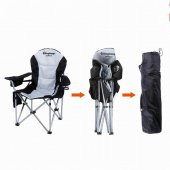 KingCamp DELUXE SANDALYE (SIYAH/GRI) thumbnail 2