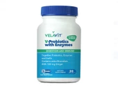 Velavit V-Probiotics With Enzymes 30 Kapsül thumbnail 1