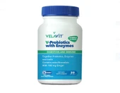 Velavit V-Probiotics With Enzymes 30 Kapsül thumbnail 2