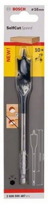 Bosch 16X152 Altıgen Yassı Ahşap Maktap Ucu thumbnail 2
