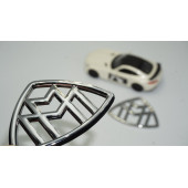Maybach Yan Kanatlar Krom Metal Logo Arma thumbnail 1