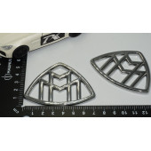 Maybach Yan Kanatlar Krom Metal Logo Arma thumbnail 4