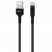 HEPU HP-414 Solid USB - Micro USB QC3.0 3.1A Şarj Kablosu 1mt Siyah thumbnail 4