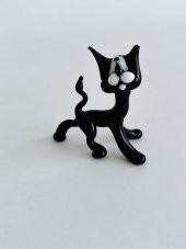 El Yapımı Murano Cam Kedi Biblo A08 thumbnail 2