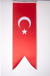 Türk Bayrağı Saten Kırlangıç thumbnail 1