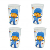 Çocuk Bardağı Sevimli Bardak 200 Ml 4'lü Set thumbnail 1