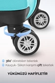 Polo&Sky Elmas Model Su Yeşili Orta Boy Valiz thumbnail 5