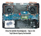 Acer Nitro5 AN515-55 Notebook Gpu Fanı V2 (Sol) Vga Fan thumbnail 2