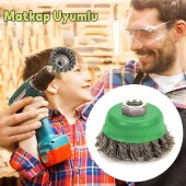 Saçaklı Çanak Fırça Paslanmaz 75 mm M14 thumbnail 4