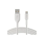 Belkin Örgülü Lightning kablosu 1m Beyaz thumbnail 1