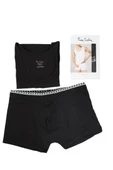 Erkek Stretch Atlet Boxer Takım Siyah thumbnail 4