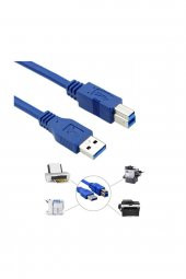 USB 3.0 Type-B Printer Kablosu - 1,5 Metre thumbnail 1