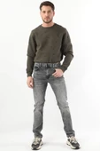 Erkek Regular Fit Jean Pantolon Gri thumbnail 5