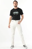 Erkek Jean Pantolon Ekru thumbnail 3