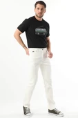 Erkek Jean Pantolon Ekru thumbnail 4