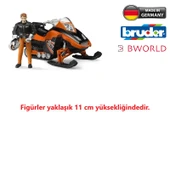 Bruder Oyuncak Kayak Aracı ve Sürücüsü thumbnail 2