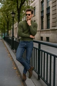 Erkek Jean Pantolon Mavi thumbnail 1