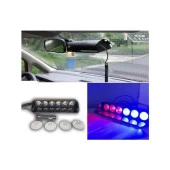 6 Ledli Vantuzlu Polis Çakar LED ( Çakmaklıklı ) thumbnail 1