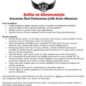 Ack Dizayn Bmw E90 Krom Cam Çıtası thumbnail 2