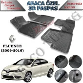 Rizline Renault Fluence 2009-2016 3D Havuzlu Paspas thumbnail 1