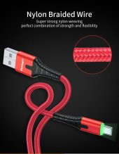 Essager 3A Usb Type-C Ledli Kablo 100Cm thumbnail 3
