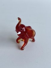 El Yapımı Murano Cam Fil Biblo A20 thumbnail 2