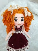 Sofia Bebek Amigurumi Organik Oyuncak thumbnail 6