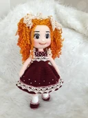 Sofia Bebek Amigurumi Organik Oyuncak thumbnail 4